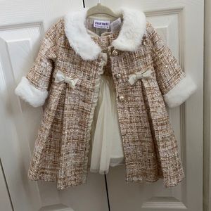 12 month holiday dress with coat